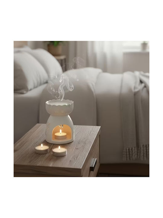 Αρωματιστης Κεραμικος 8x8x10,5 Σετ Wax Melts 66g No997517