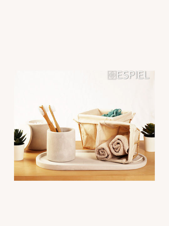 Dis Καλαθι Τετραγ Cotton Ψαθινο Stand 15x15x11,5ek Συσκευασία 2 Τμχ