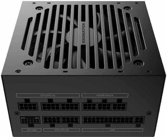 Xigmatek 1000W Schwarzes Vollständig Modulares 80 Plus Gold Netzteil