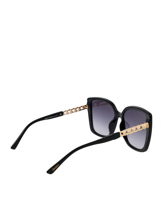 Skechers Women's Sunglasses with Black Plastic Frame and Black Gradient Lens SE6234 5801B