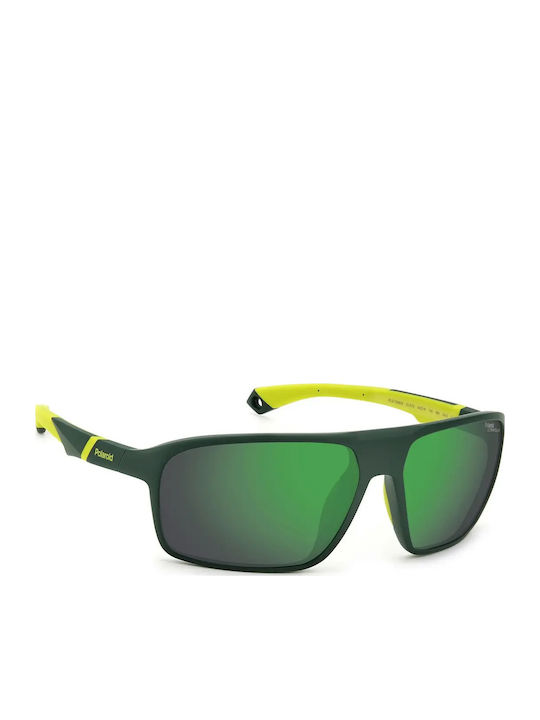 Polaroid Bărbătești Ochelari de soare cu Verde Cadru și Verde Oglindă Lentilă PLD7058/S DLD/78