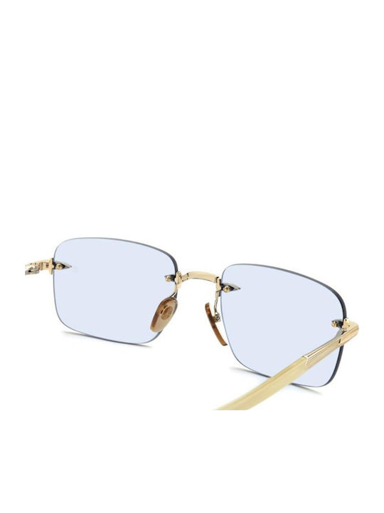 David Beckham Unisex Sunglasses with Gold Metal Frame and Gold Lens DB 1195/S IDA/QZ