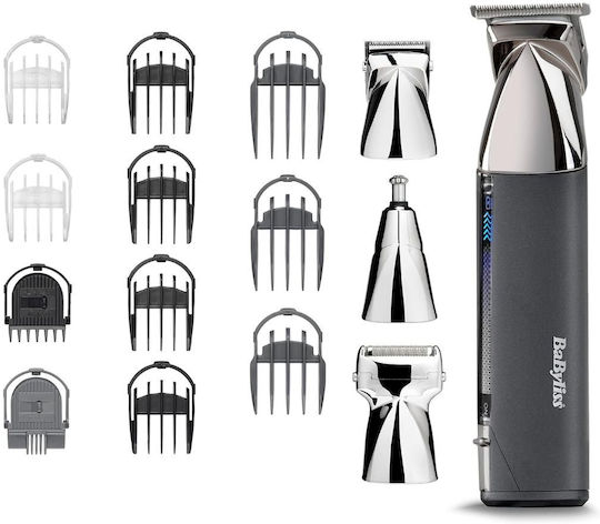 Babyliss Multi Grooming Kit Super Professionell Wiederaufladbar Haarschneidemaschine Gray 214633