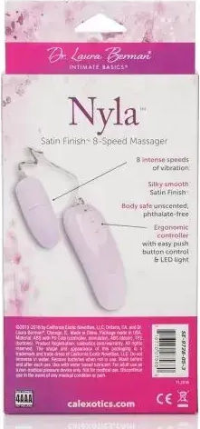 Dr Laura Berman Nyla 075680 10-345 8-Speed Mini Δονητής Bullet 7cm Μωβ