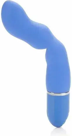 Водоустойчив Вибратор California Exotic 070784 10-255 Bendie Wavy G 10 Мощни Функции 17.75 См Х 3.75 См Син