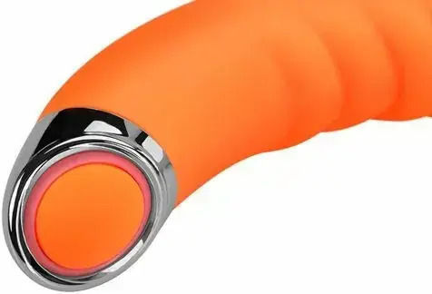 Purrfect Силиконов G-Spot Вибратор 601367 10-240 7 Режима На Вибрация 3 Нива На Интензивност 16.5 См Оранжев