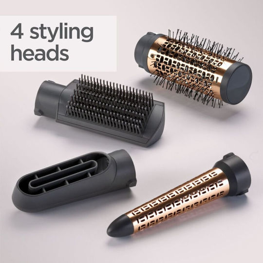 Babyliss Air Style 1000 Ceramic Electric Brush with Air for Straightening and Curls 1000W