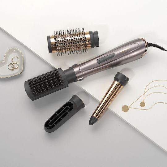 Babyliss Air Style 1000 Ceramic Electric Brush with Air for Straightening and Curls 1000W