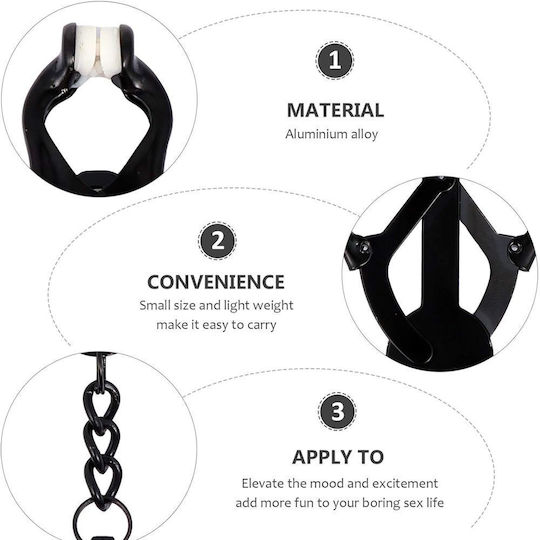 Nipple Clamps in Black Color 2pcs