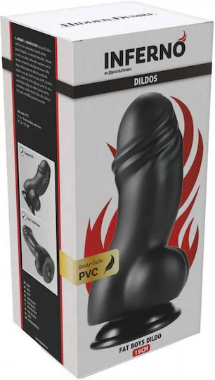 Hidden Desire Ρεαλιστικό Dildo με Όρχεις και Βεντούζα Μαύρο