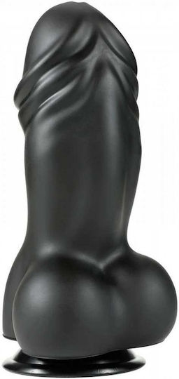 Hidden Desire Realistisches Dildo mit Hoden und Saugnapf Schwarz