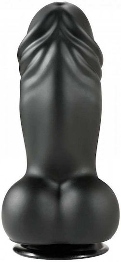 Hidden Desire Realistisches Dildo mit Hoden und Saugnapf Schwarz