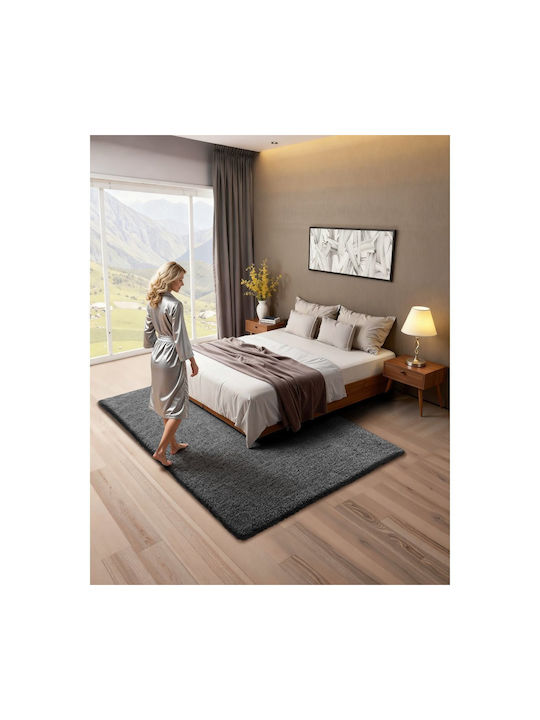 Vevor Χαλί Αντιολισθητικό Γούνινο 152x244cm Σκούρ