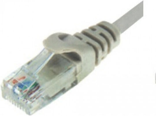 U/UTP Cat.6a (Gigabit) Καλώδιο Δικτύου Ethernet 5m Γκρι 5τμχ