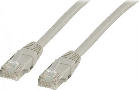 U/UTP Cat.6 Gigabit Network Cable Ethernet 3m Gray 5 Pieces