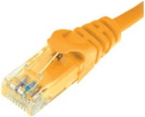U/UTP Cat.6 Ethernet Network Cable 5m Yellow 5 Pieces