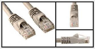 Logo Collection U/UTP Cat.5e Ethernet Network Cable 10m Gray 2 Pieces