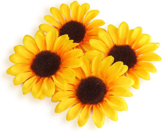 Herbstdekoration – Sonnenblume – 3 Farben – Set 4 Stücke