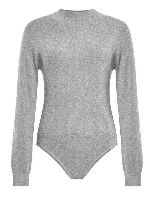 Celestino Body Pentru Femei Tricotat Monocrom Gri