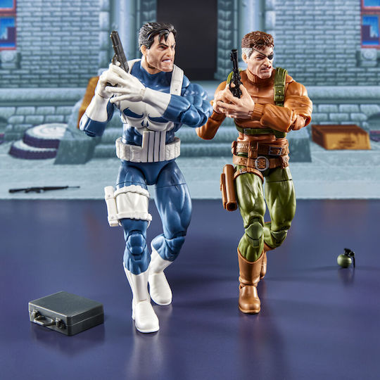 Marvel Legends Seria Gamerverse Punisher Pachet Punisher & Nick Fury 2 Figurine