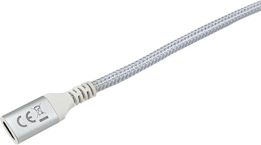 Equip USB 3.2 Video Cable USB-C Male - USB-C Female 100W PD White 1m 128376