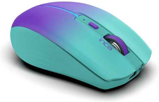 Inca 1600 DPI Kabellos Bluetooth Maus Blau