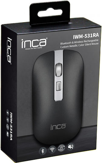 Inca IWM-531RA Ασύρματο Ποντίκι Μαύρο