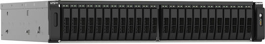 QNap TS-h2490FU-7302P-128G NAS Rack με 24 θέσεις για SSD και 2 θύρες Ethernet
