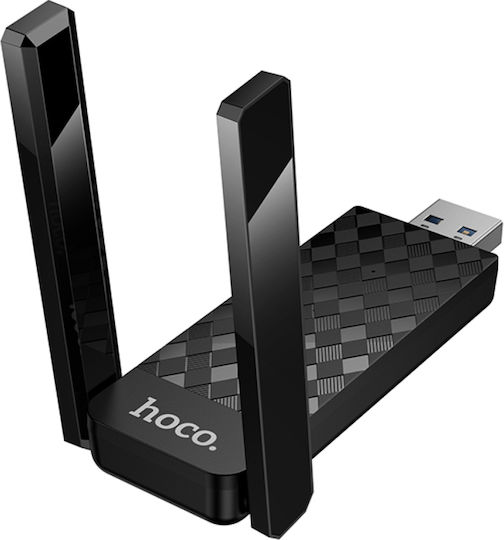 Hoco HI34 Αντάπτορας Δικτύου USB με Ασύρματη Σύνδεση Wi-Fi 600Mbps