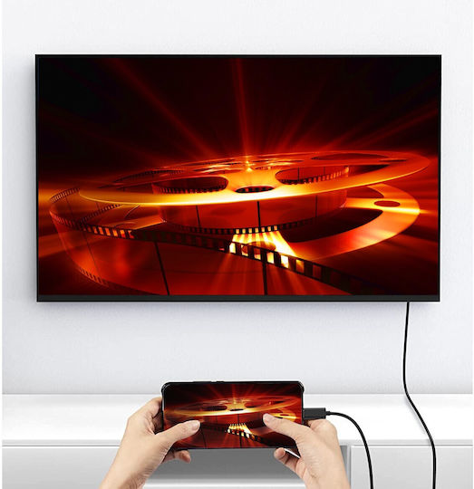 Equip HDMI 2.0 Premium High Speed 4K 60Hz HDR Cable HDMI male - USB-C male 3m Μαύρο