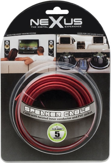 Speaker Cable 2x1.5mm² 5m