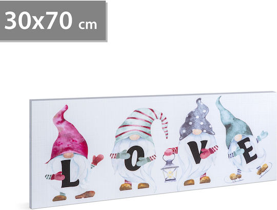 LED Gemälde Liebe Hänger 2 Aa Batterien 30 x 70 cm 58477