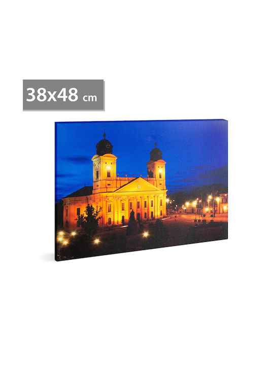 Family Pound Pictură Cu Iluminare LED Debretin 2 X AA 38 X 48 Cm