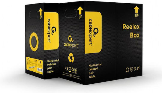 Gembird U/UTP Cat.6 (Gigabit) Καλώδιο Δικτύου Ethernet 304m Γκρι