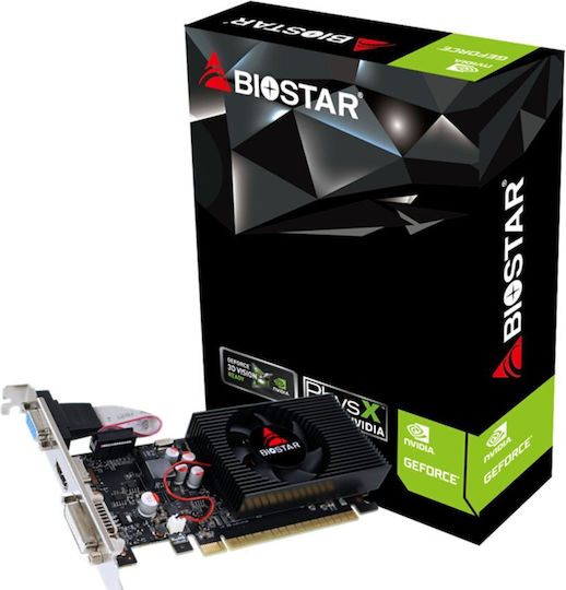 Biostar GeForce GT 730 4GB GDDR3 LP Graphics Card