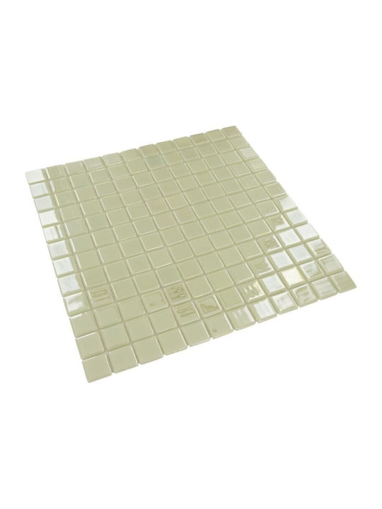 Green Phosphorescent Mosaic Glow In Dark Decor 30x30 Cm