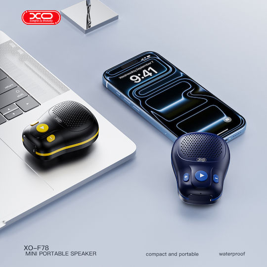 XO F78 Bluetooth Speaker 3W with Battery Life up to 10 hours Black