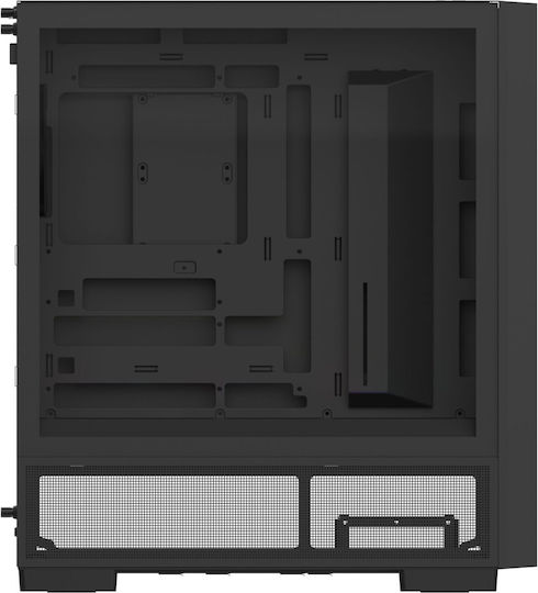 Thermaltake S380 TG ARGB Gaming Midi Tower Computer Case with Side Window Black