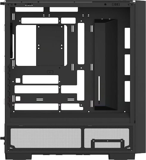 Thermaltake S380 TG ARGB Gaming Midi Tower Computer Case with Side Window Black
