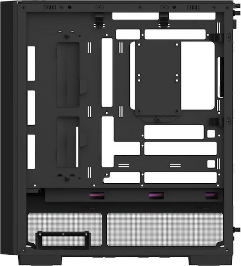 Thermaltake S380 TG ARGB Gaming Midi Tower Computer Case with Side Window Black