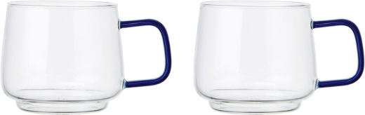 La Cafetière Κούπα Γυάλινη Διάφανη 275ml 2τμχ
