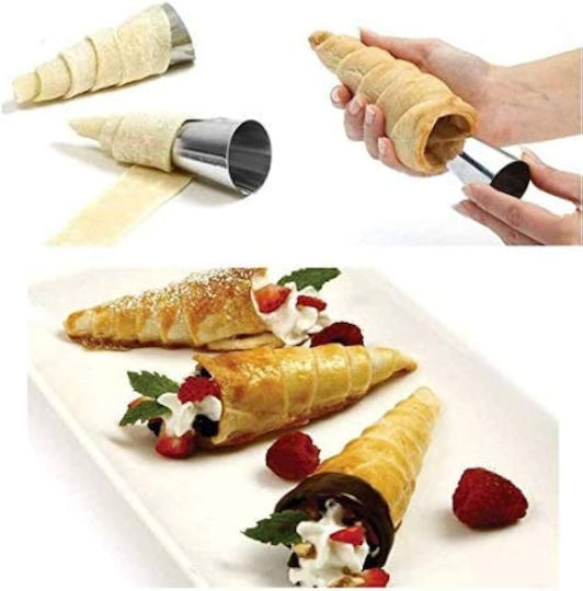 Set 6 Forme Con Ice Cream Ibili-clasica Oțel Inoxidabil 3.5x11 Cm Argintii