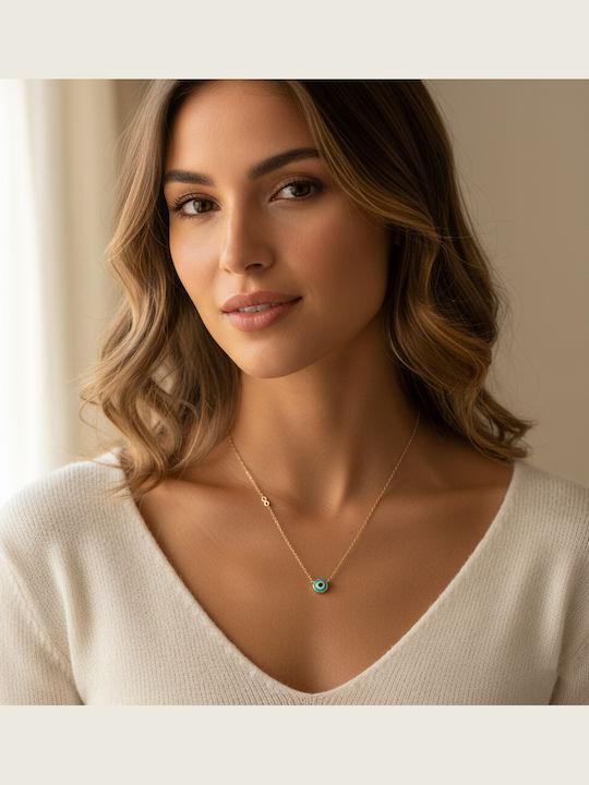 Awear Necklace Light Blue Eye