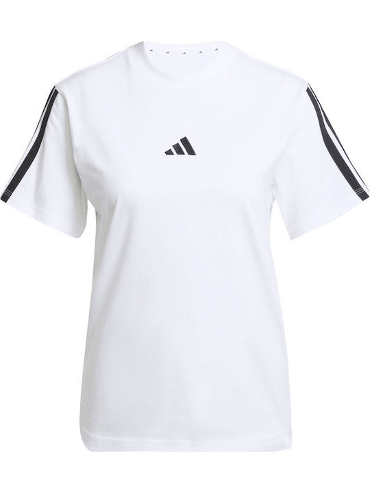 Essentials 3-Stripes Γυναικείο T-shirt Λευκό
