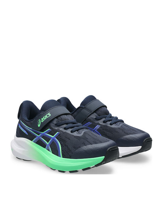 Gt-1000 Kids Sports Shoes Running with Hoop & Loop Closure Navy Blue
