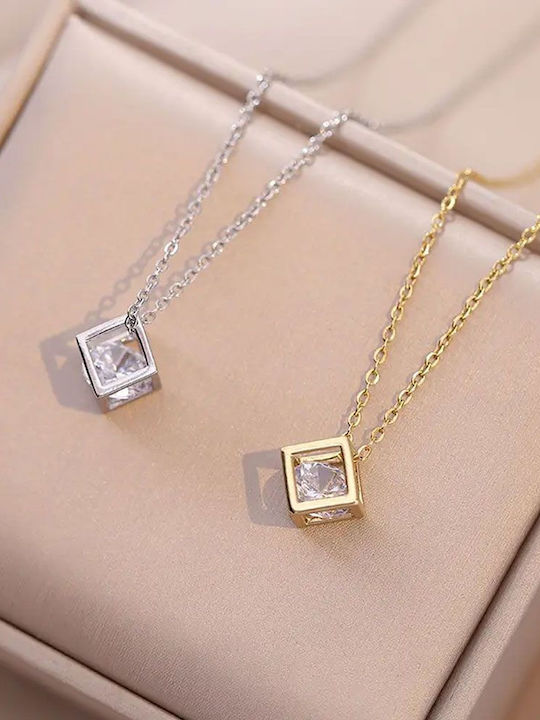 Awear Halskette mit Design Tiara mit Zirkon