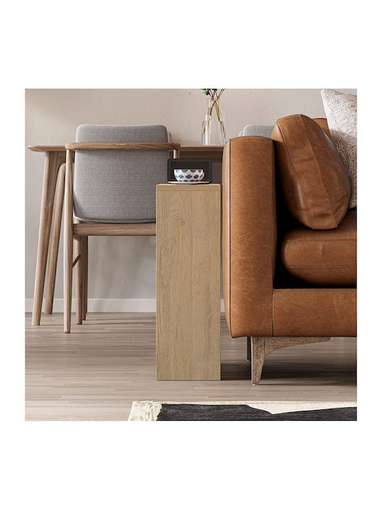 Rectangular Side Coffee Table Simpi Wooden Sapphire Oak W55xL20xH60cm