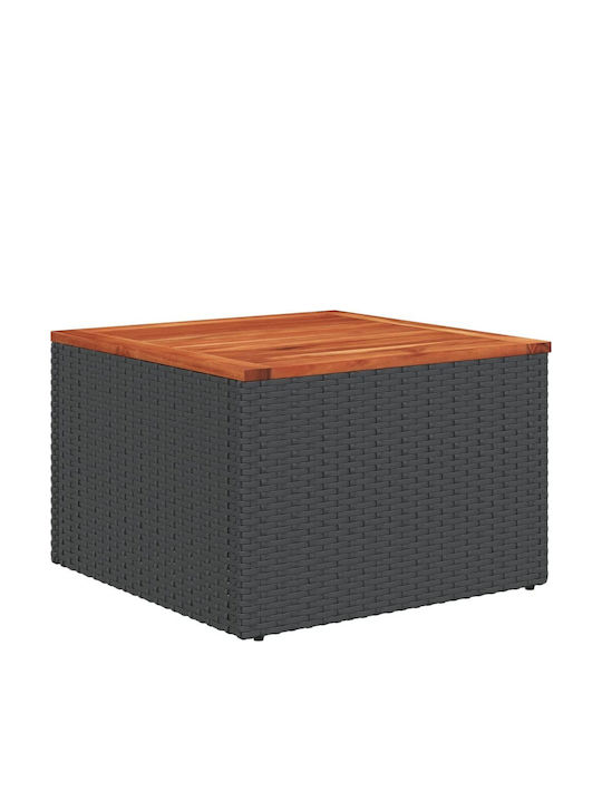 Outdoor Sofa Rattan with Cushions 55x55x69cm