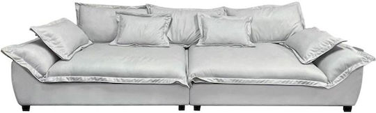 Darby Τριθέσιος Καναπές Γκρι 322x110x94εκ.