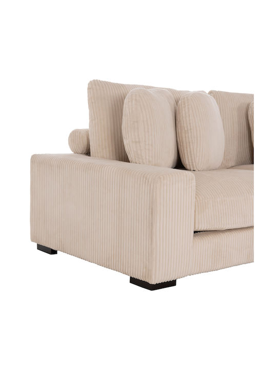 Cranfield Colțar Canapea cu Colțul din dreapta Bej 313x169x80cm.